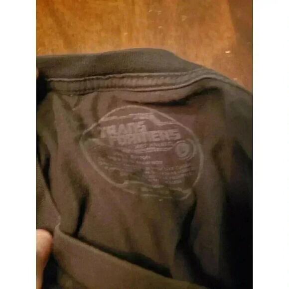 TRANSFORMERS AUTOBOTS BLACK T-SHIRT Sz L SHORT SLEEVE CREW NECK Nice A21 - Picture 3 of 4
